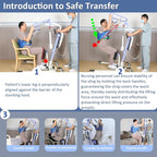 Sit to Stand Lift Patient Aid Padded Sling and Stand Assist - Image 3