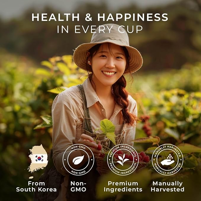 Gya Tea Co Raspberry Herbal Tea Pod- Decaf Wellness Tea - Image 5