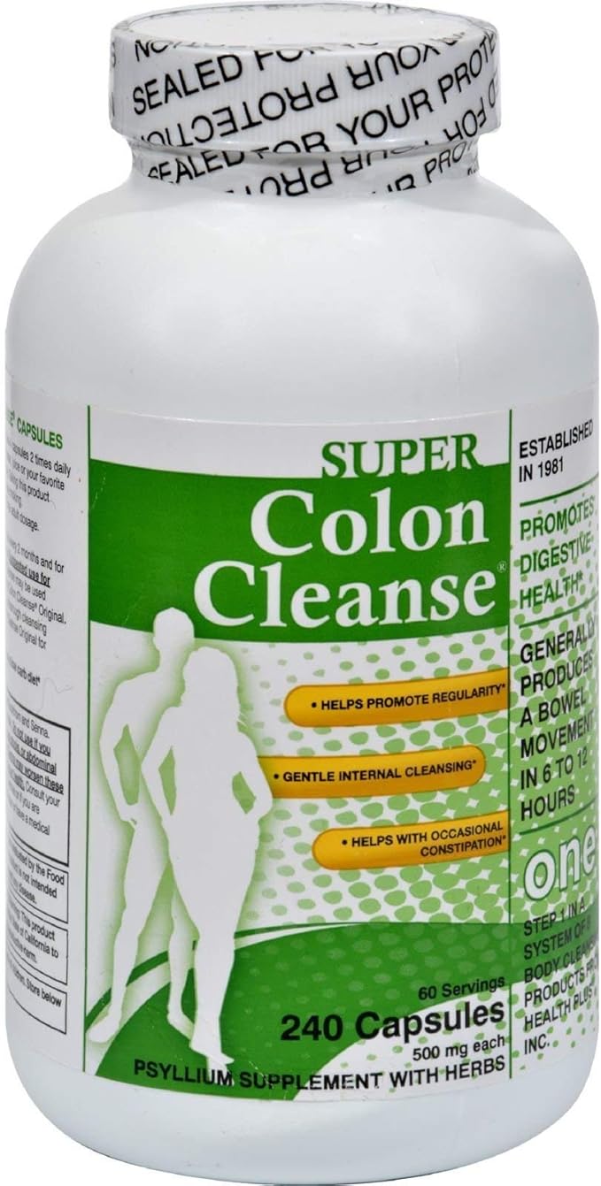 Health Plus SUPR Cleanse+HRBS&ACIDOPH, 240 Cap by Unknown