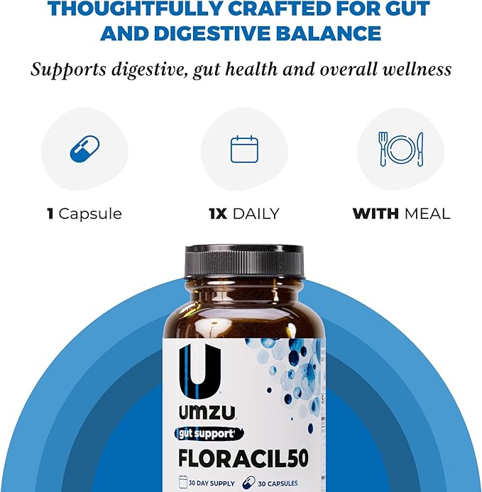 UMZU Floracil50 Probiotic Supplement 30 Day Supply – 50 Billion CFU - Image 6