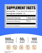 BulkSupplements.com Glutathione Reduced Powder - Image 2
