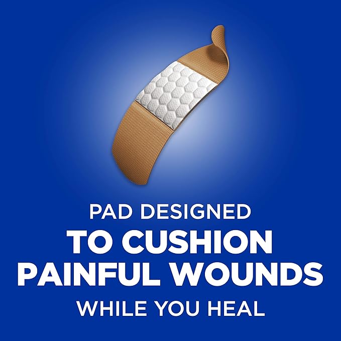 Band-Aid Brand Flexible Fabric Sterile Adhesive Bandages, Comfortable Cushioned - Image 2