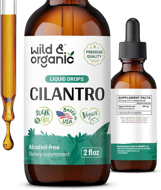 Wild & Organic Cilantro Drops by WildOrganic