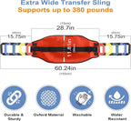 Transfer Sling Transfer Belt for Seniors, Widened Back Curve Design Transfer - Image 2