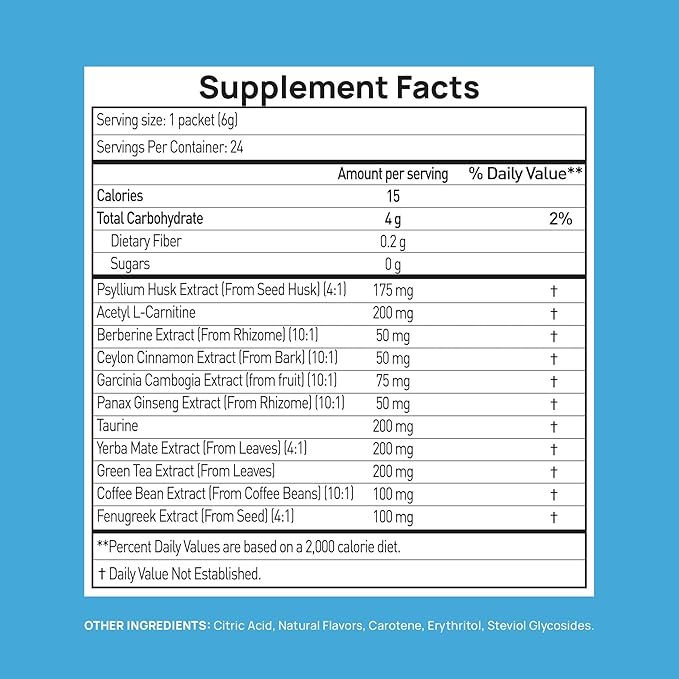 GLP-1 Supplement | Natural GLP-1 Production | GLP 1 Booster Drink Mix to - Image 7