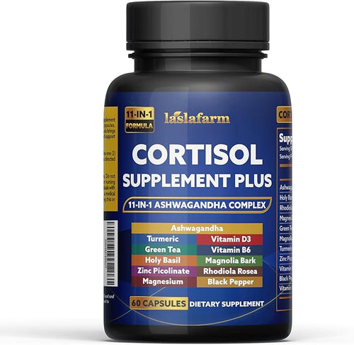 11in1 Cortisol Plus Supplement, 11in1 Ashwagandha and Natural Herbal Complex by Naturaltea