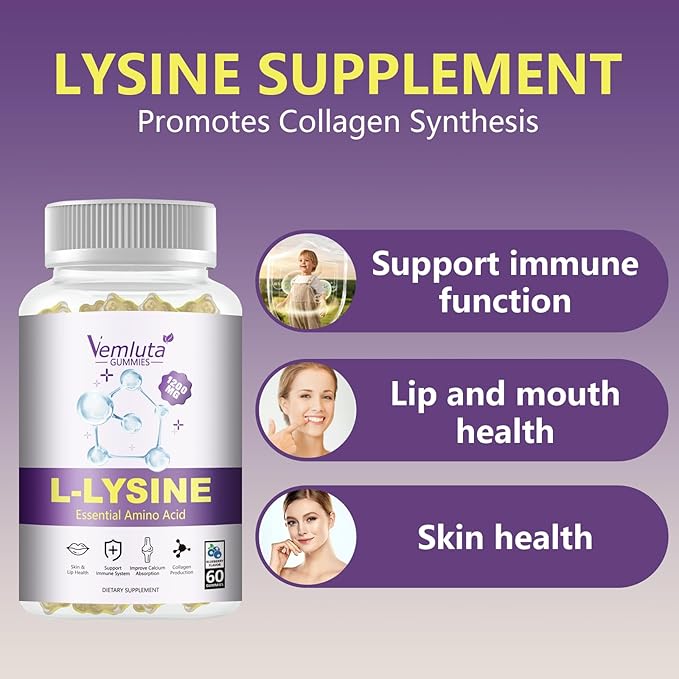 1 Packs 1200 MG L-Lysine Gummies - Image 4