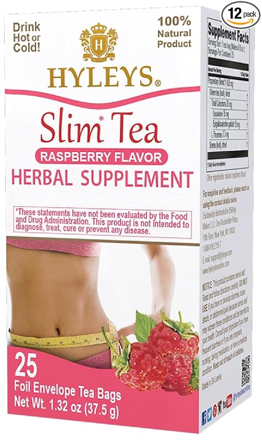 Hyleys Slim Tea Raspberry Flavor by HYLEYSTEA