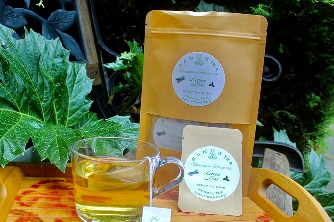 SanosTea New Improved Organic Lemongrass Premium Herbal tea, refreshing - Image 5