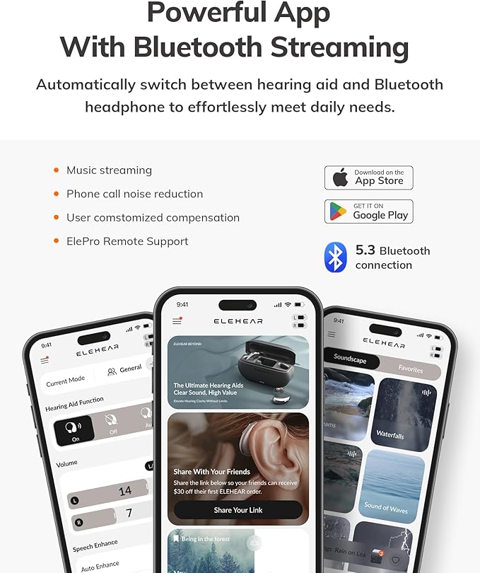 ELEHEAR-Beyond OTC Hearing Aids, AI Powered Speech Enhancement and Tinnitus - Image 4