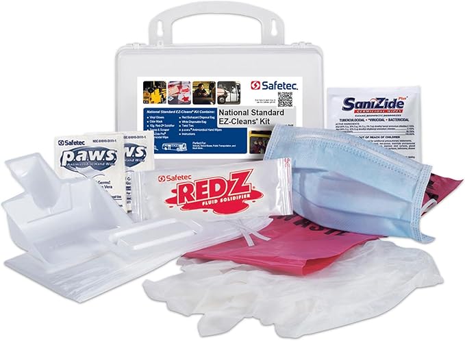 Medique Products 89701 Body Fluid Clean Up Kit, Plastic Case by Medique