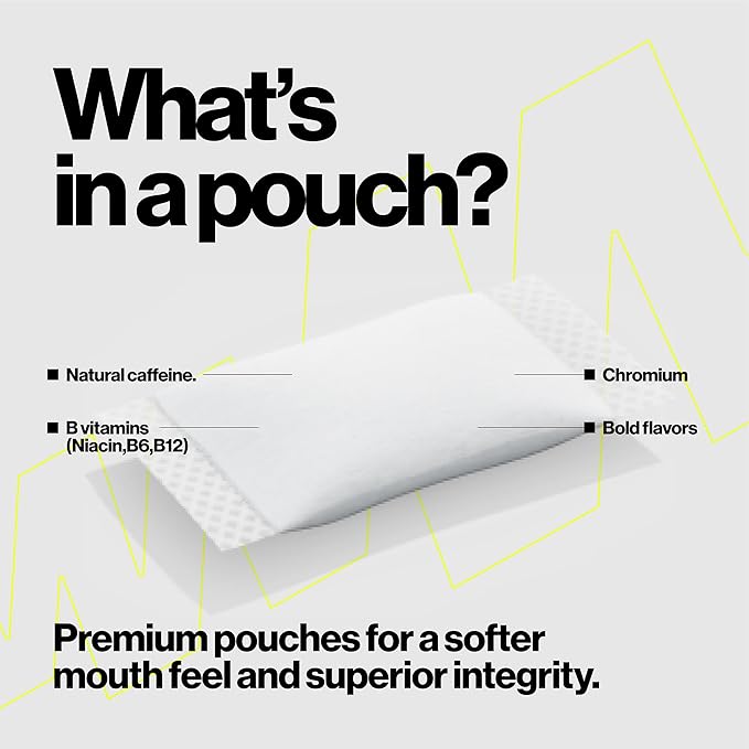 Wip Energy Pouches | 100mg Natural Caffeine | Vitamins and Minerals | Mint | 15 - Image 3