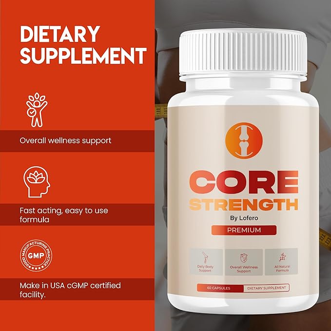 Core Strength Capsules, CoreStrength Premium Supplement Joint Vitamins Support - Image 2