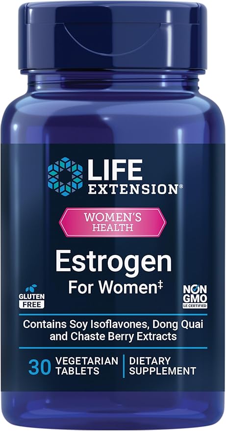 Life Extension Estrogen for Women, Helps Relieve hot Flashes and Night Sweats by LifeExtension