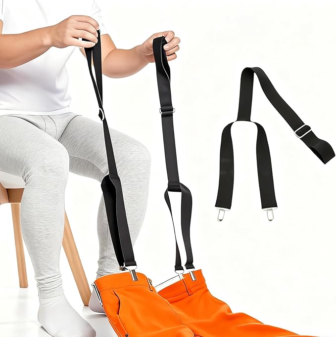 2-Pack Dressing Aid Clips for Pants – One-Hand Pants Assist Tool for Elderly by Unknown