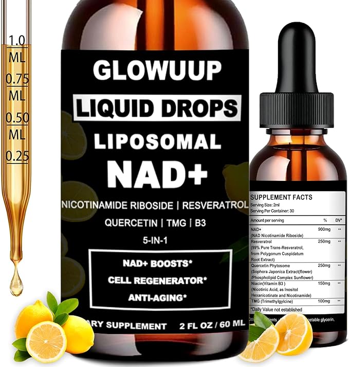 NAD Supplements for Women & Men, Liposomal NAD Nicotinamide Riboside by Unknown