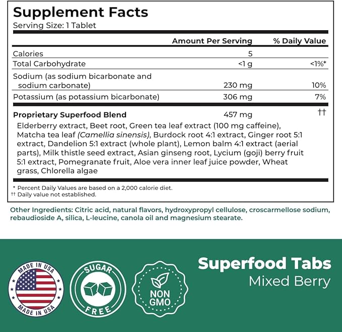 Superfood Tabs Superfoods Company Detox Cleanse Drink - Image 6