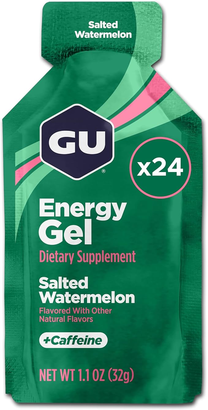 GU Energy Original Sports Nutrition Energy Gel, Salted Watermelon, 26.4 Oz by GUEnergyLabs