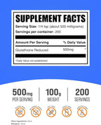 BulkSupplements.com Glutathione Reduced Powder - Image 2