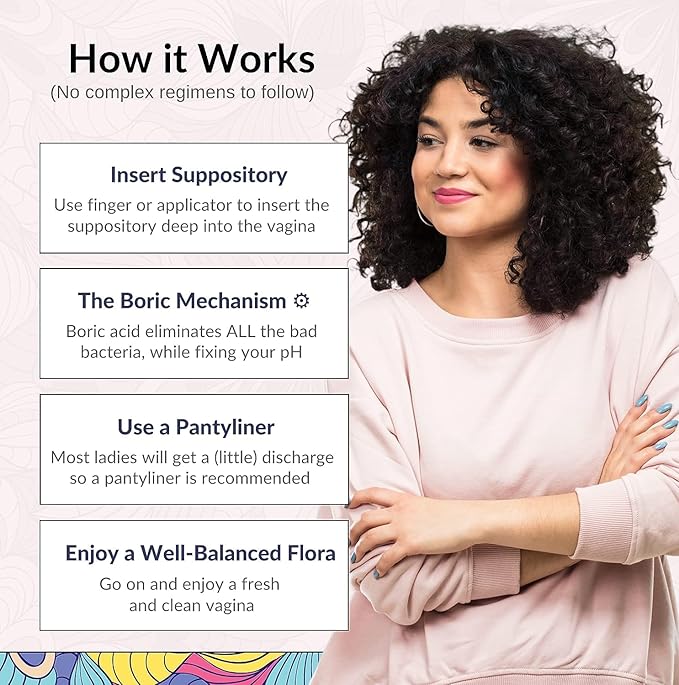 Flower Power Vegan Boric Acid Suppositories - Image 5