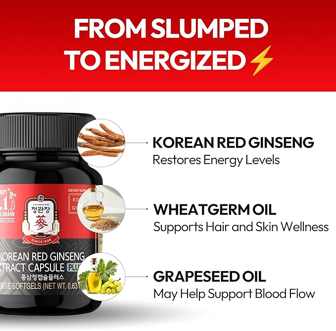 Korean Red Ginseng Extract Capsule Plus - Image 4