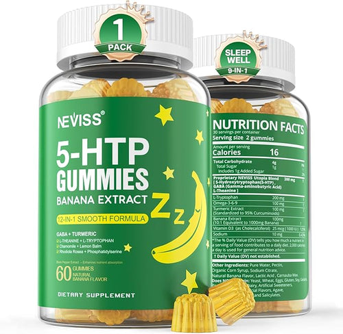 1Pack 5-HTP 400MG Gummies + GABA by Neviss
