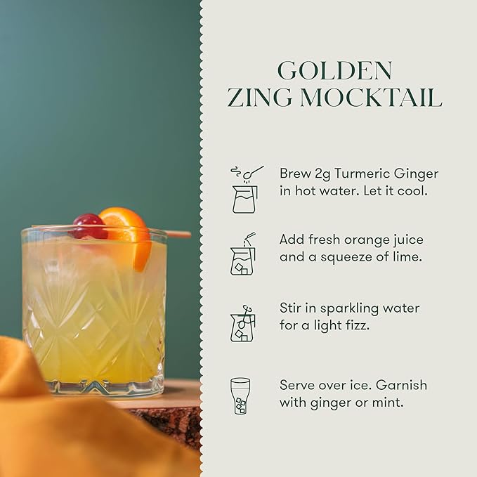 Luxmi Estates Turmeric Time-Out Herbal Tea 25 Tea Bags Pack - Image 8