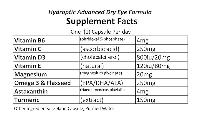 ADVANCED THERACEUTICALS Hydroptic Advanced Dry Eye Formula One-Per-Day 90-Day - Image 2