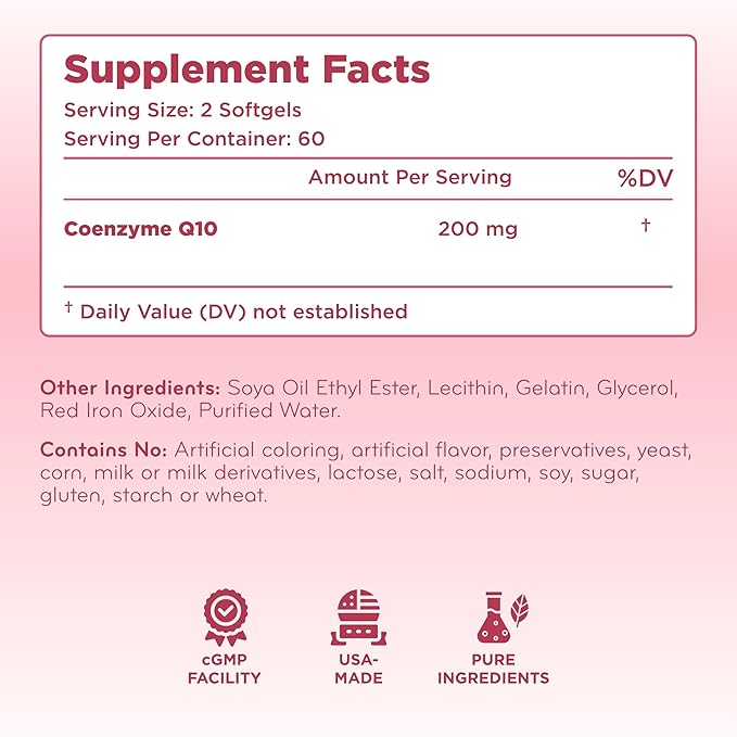 CoQ10 200mg Softgels - Image 2