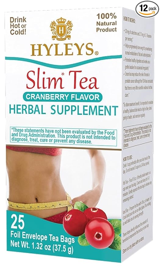 Hyleys Slim Tea Cranberry Flavor by HYLEYSTEA