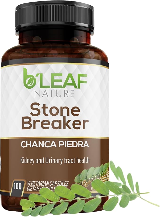 B’Leaf Nature Chanca Piedra Stone Breaker, 100 Capsules, 1000mg – Traditional by BLEAFNATURE