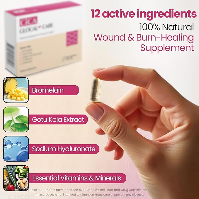 Cica GlocalCare – Clinical-Grade Skin Recovery Supplement – Supports Tissue - Image 5