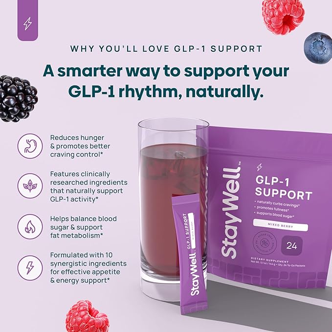 GLP-1 Supplement | Natural GLP-1 Production | GLP 1 Booster Drink Mix to - Image 3