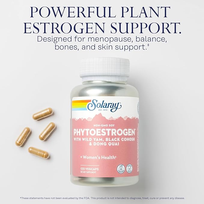 SOLARAY PhytoEstrogen Menopause Supplements - Image 3
