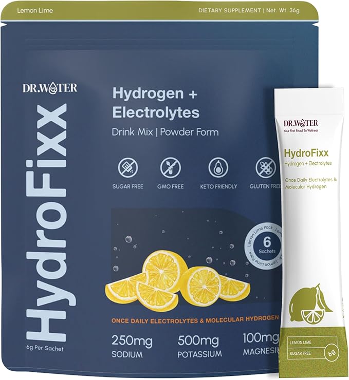 HydroFixx Hydrogen + Electrolytes Mix by DrWater