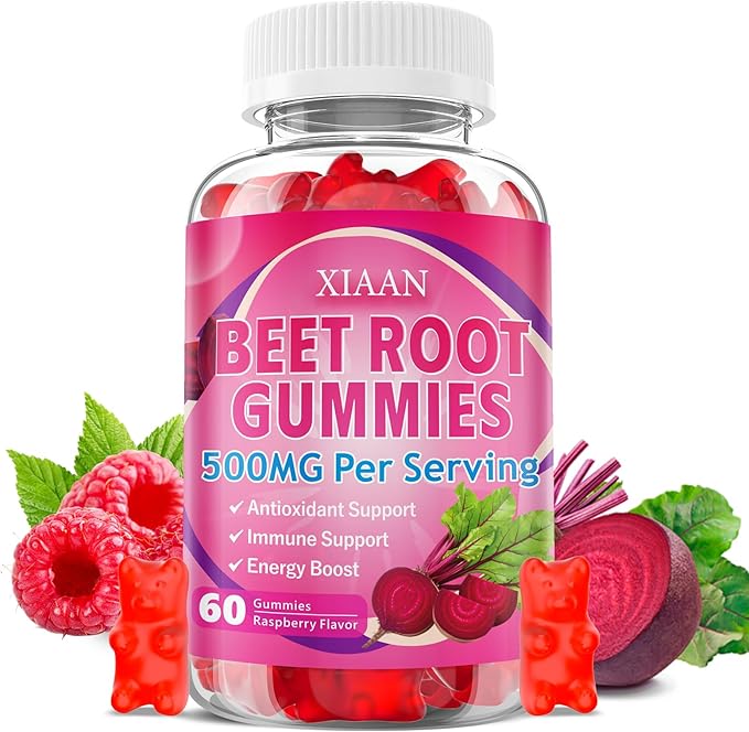 Beet Root Gummies for Women & Men, Beetroot Supplement Beet Chews by Unknown