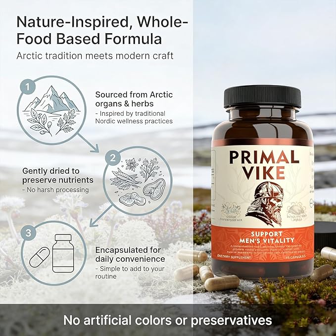 Primal Vike Advanced Supplement, Vitality Supplement, Energy Dietary - Image 4