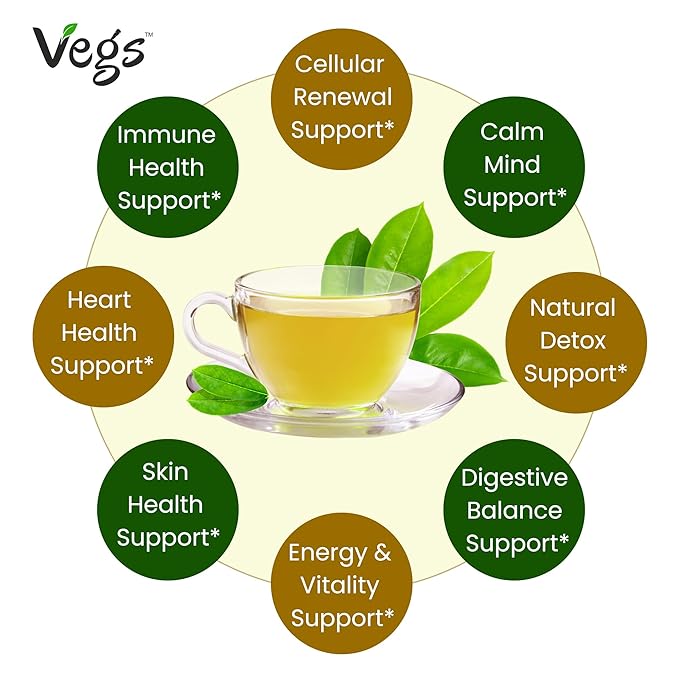 Vegs Graviola Leaf Soursop Tea 60 Pyramid Tea Bags - Image 5