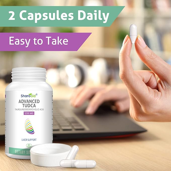 TUDCA Liver Support Supplements 1200 mg-Third Party Tested-Bile Salts - Image 8