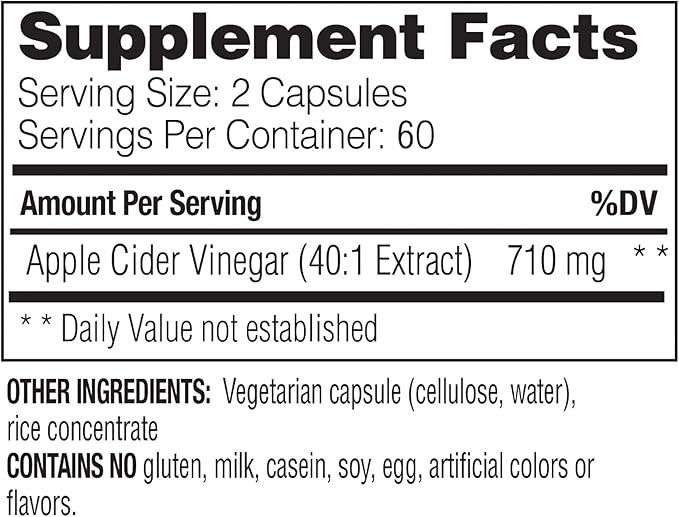 Enzymedica, Apple Cider Vinegar, Healthy Weight and Digestive Support - Image 2