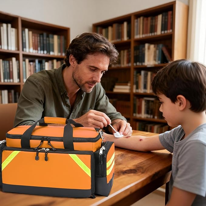 Empty Medical Bag First Aid Bag Home Health, First Aid Storage - Image 8