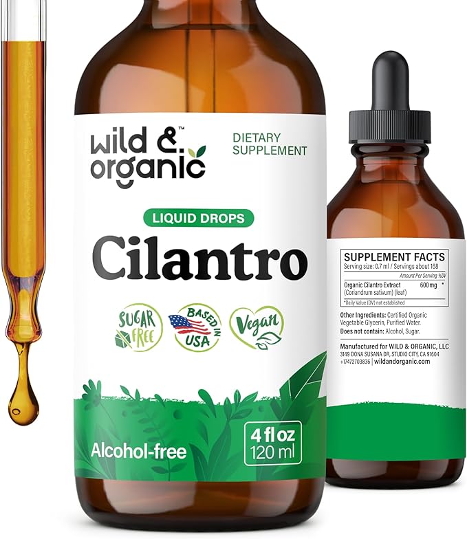 Wild & Organic Cilantro Tincture by WildOrganic