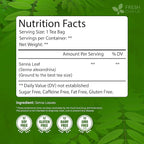 FreshDrinkUS, Premium 55 Senna Leaf Tea Bags, 100% Natural & Pure from Senna - Image 2