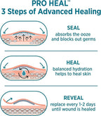 BAND-AID Brand Pro Heal Adhesive Waterproof Bandages, Hydrocolloid Gel Patch - Image 5