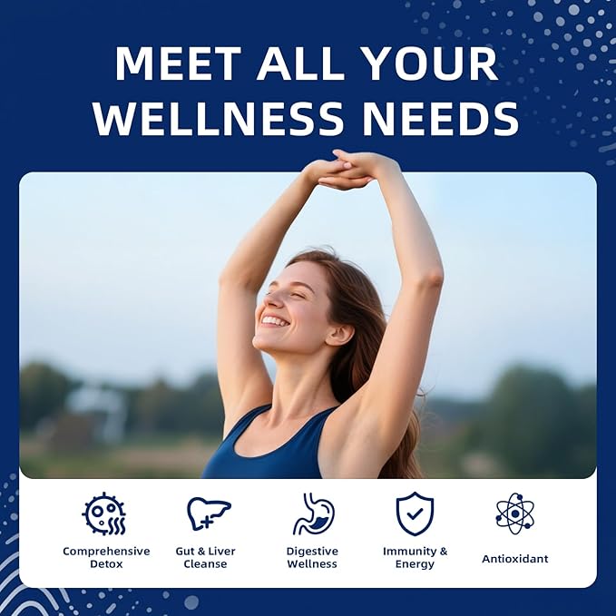 2300 MG Detox Binder Supplement – All-in-1 Detox Binder, Activated Charcoal - Image 3