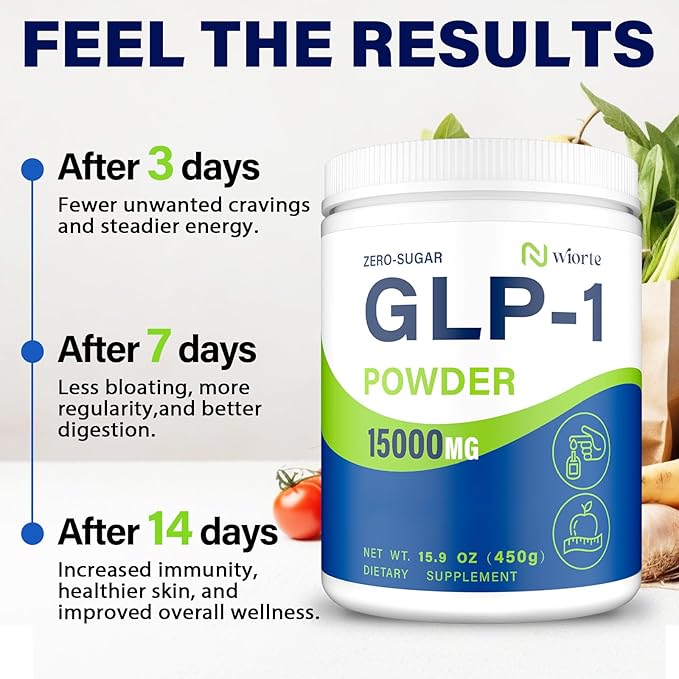 GLP-1 Supplement for Women & Men, Hunger & Metabolism Support | 15000MG GLP-1 - Image 6