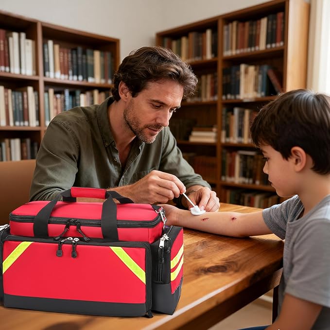 Empty Medical Bag First Aid Bag Home Health, First Aid Storage - Image 7