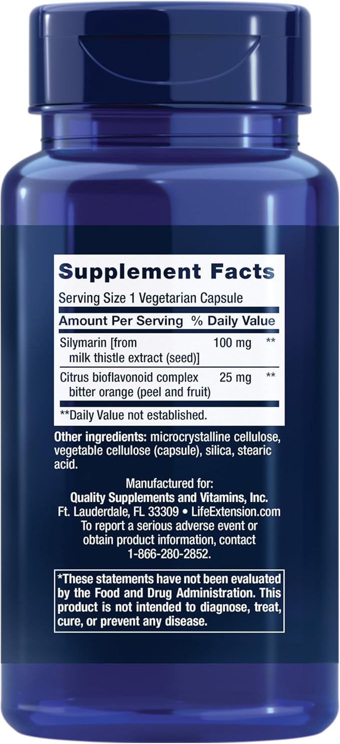 Life Extension Silymarin – Milk Thistle Extract – Supports Liver Health – - Image 2