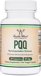 PQQ Supplement - 20mg, 60 Capsules Promotes Mitochondria ATP Coenzyme Levels - Image 5