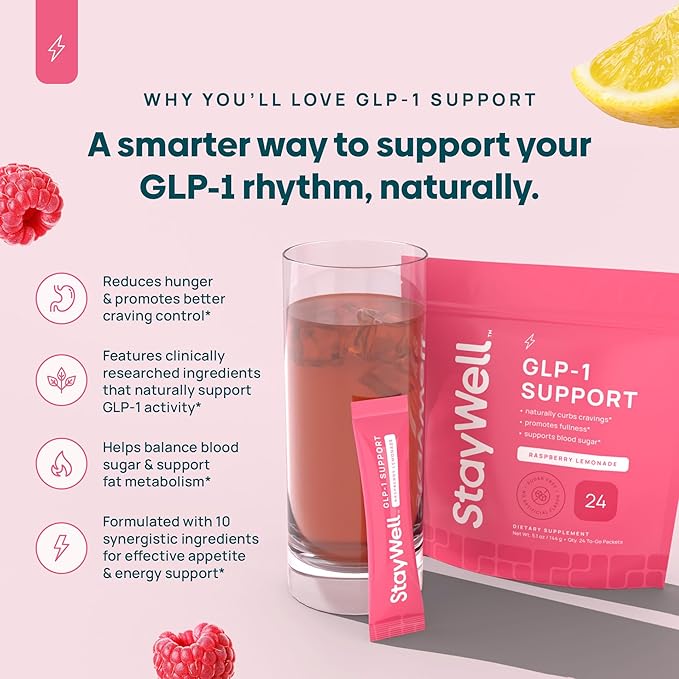 GLP-1 Supplement | Natural GLP-1 Production | GLP 1 Booster Drink Mix to - Image 3
